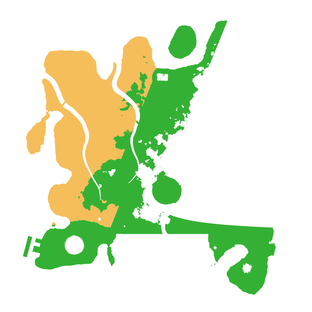 Biome Rust Map: Procedural Map, Size: 3000, Seed: 1185418973