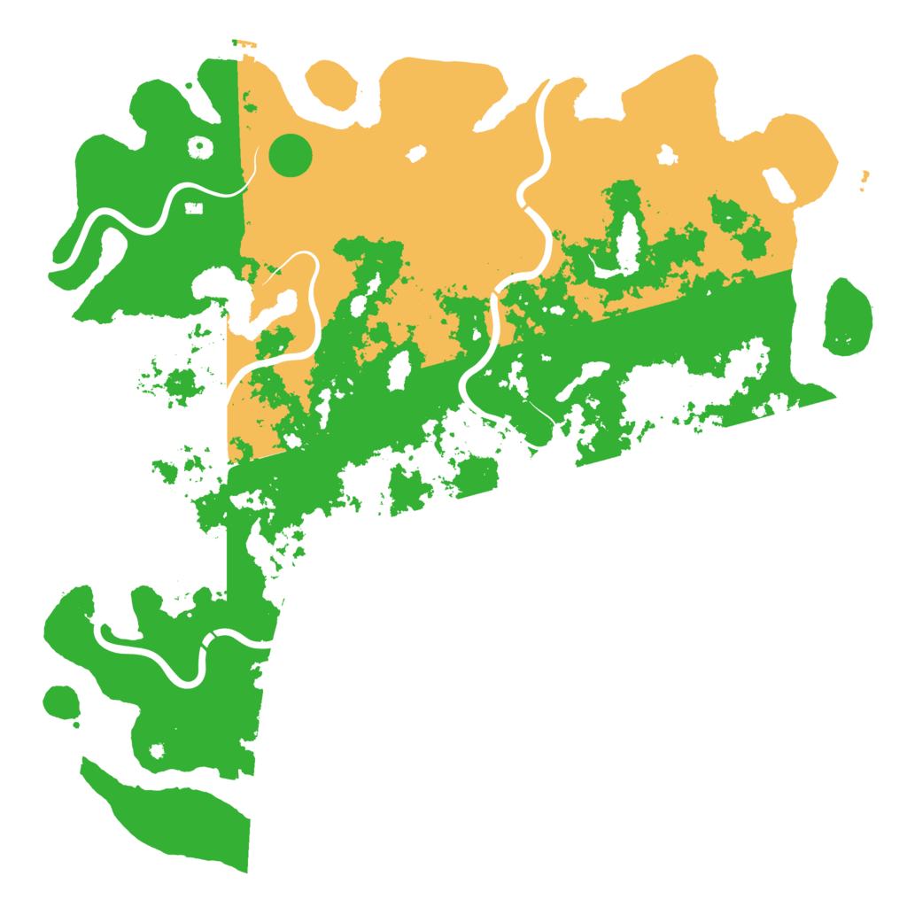 Biome Rust Map: Procedural Map, Size: 5500, Seed: 168371465