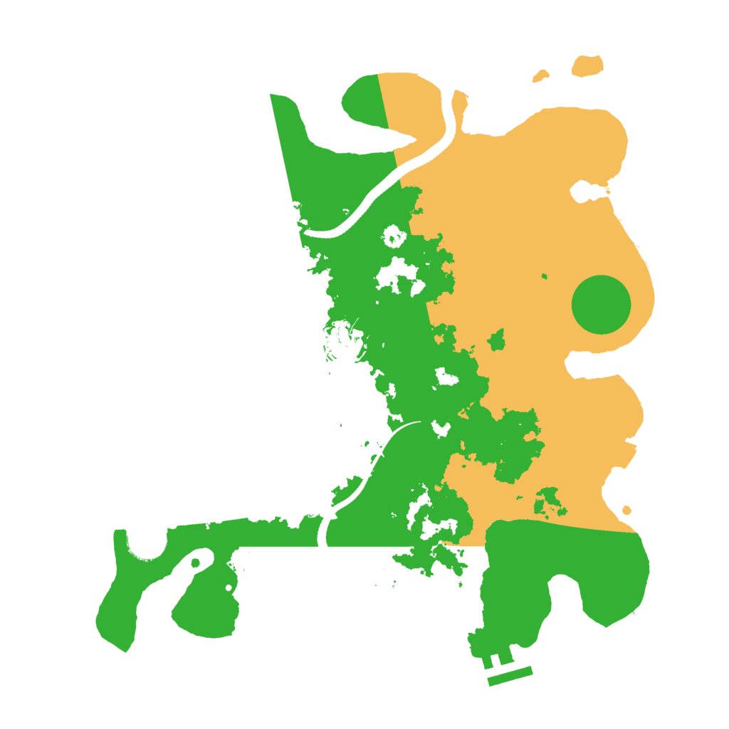 Biome Rust Map: Procedural Map, Size: 3250, Seed: 446576161