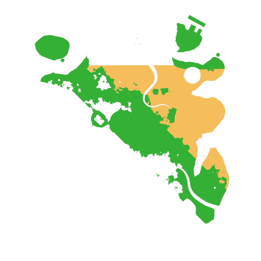 Biome Rust Map: Procedural Map, Size: 2850, Seed: 1255906710