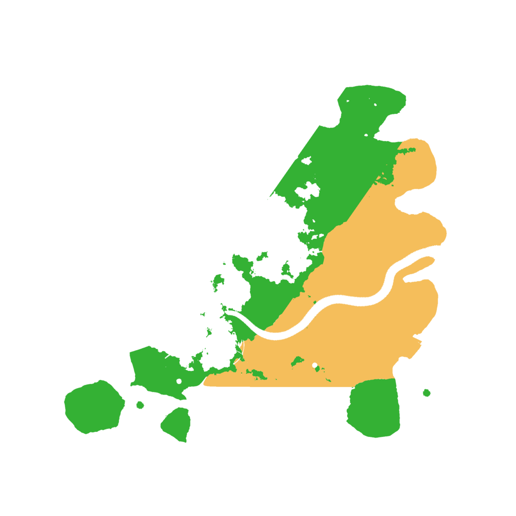 Biome Rust Map: Procedural Map, Size: 2800, Seed: 53876698