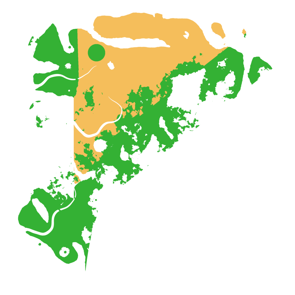Biome Rust Map: Procedural Map, Size: 4500, Seed: 184799057