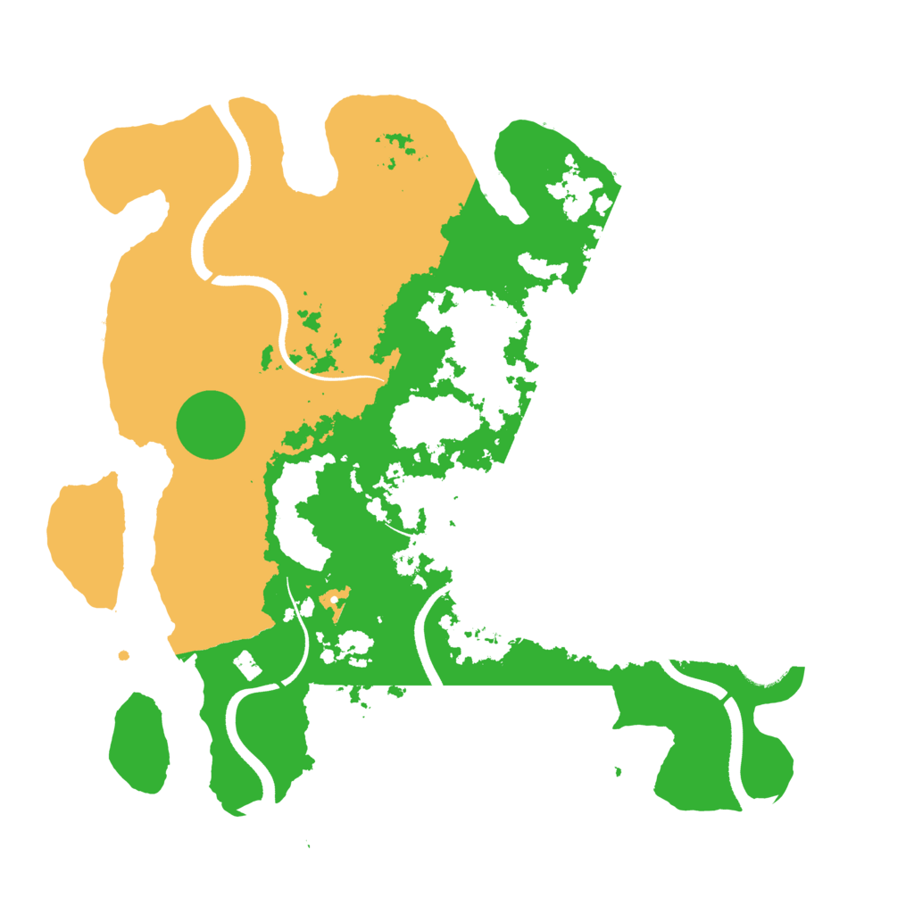 Biome Rust Map: Procedural Map, Size: 3500, Seed: 934157281