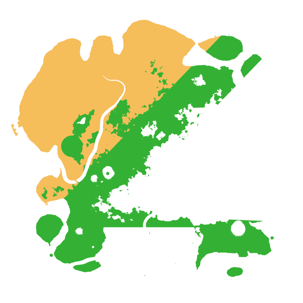Biome Rust Map: Procedural Map, Size: 3750, Seed: 743155220