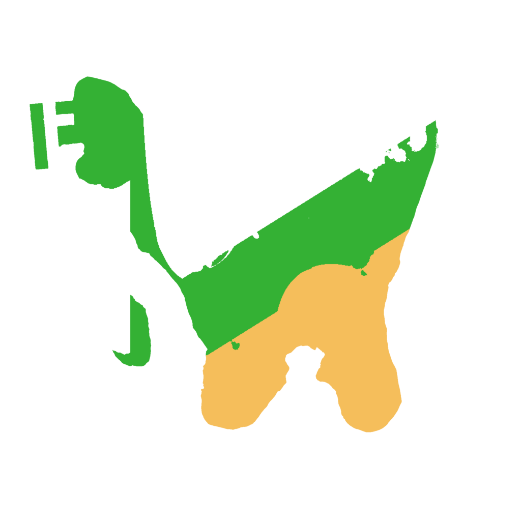 Biome Rust Map: Procedural Map, Size: 1600, Seed: 500000