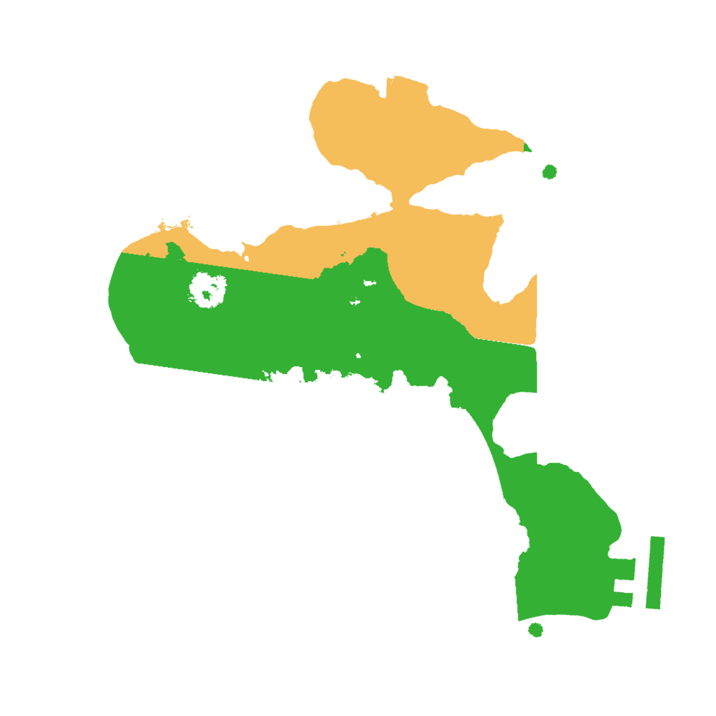 Biome Rust Map: Procedural Map, Size: 2000, Seed: 19900