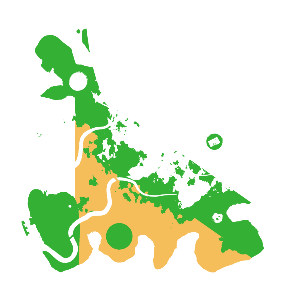 Biome Rust Map: Procedural Map, Size: 3000, Seed: 1989089516