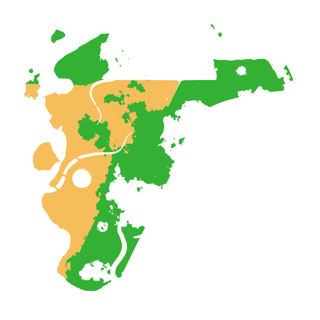 Biome Rust Map: Procedural Map, Size: 3000, Seed: 865002