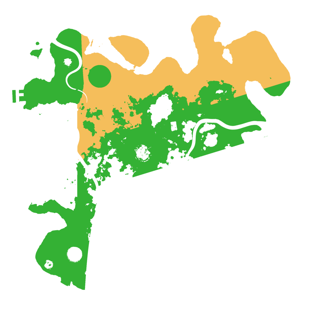Biome Rust Map: Procedural Map, Size: 3600, Seed: 1686308394