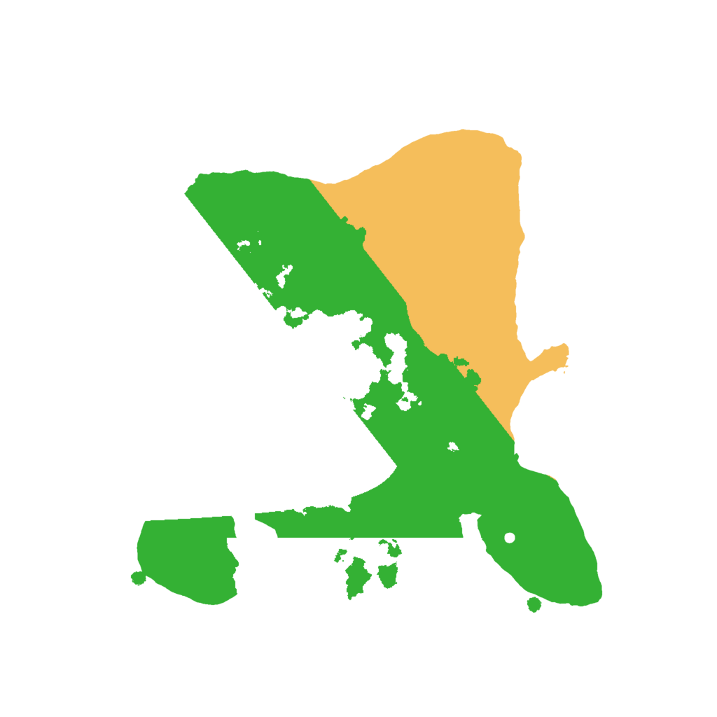 Biome Rust Map: Procedural Map, Size: 2000, Seed: 1313211000