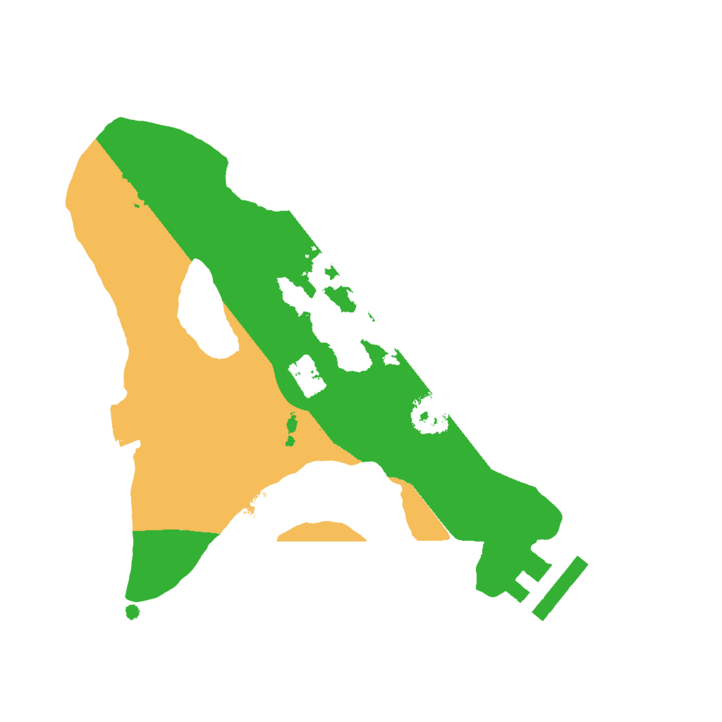 Biome Rust Map: Procedural Map, Size: 2000, Seed: 877459