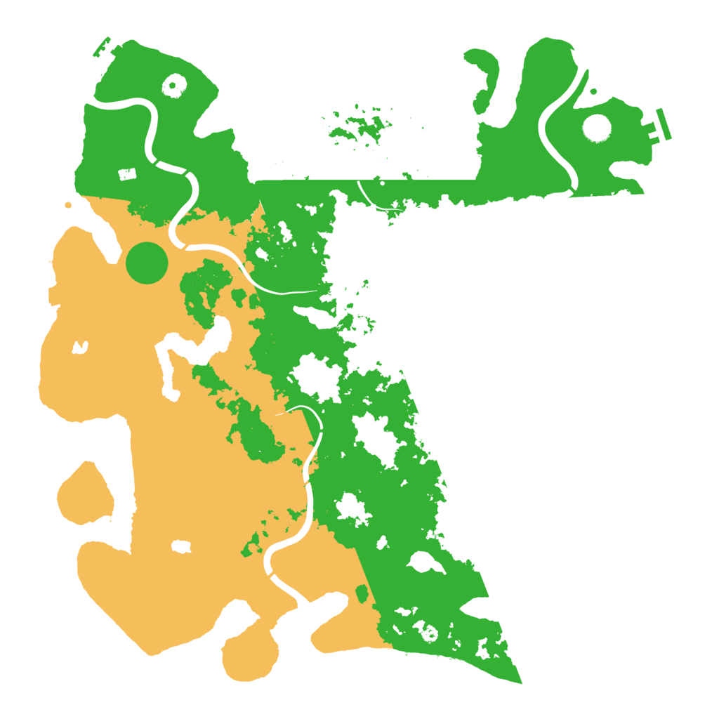 Biome Rust Map: Procedural Map, Size: 4500, Seed: 1546543