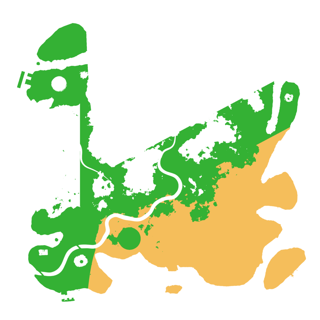 Biome Rust Map: Procedural Map, Size: 3800, Seed: 1929656941
