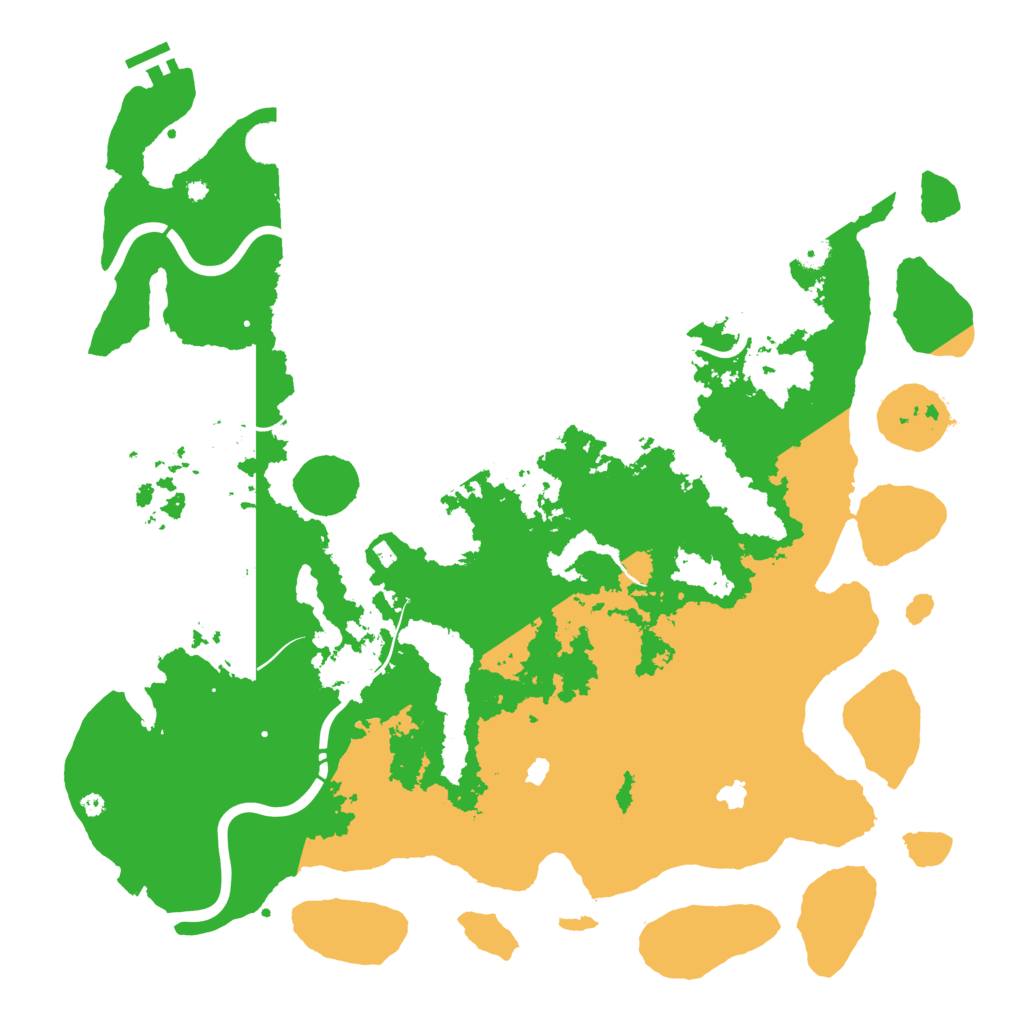 Biome Rust Map: Procedural Map, Size: 4500, Seed: 977428181