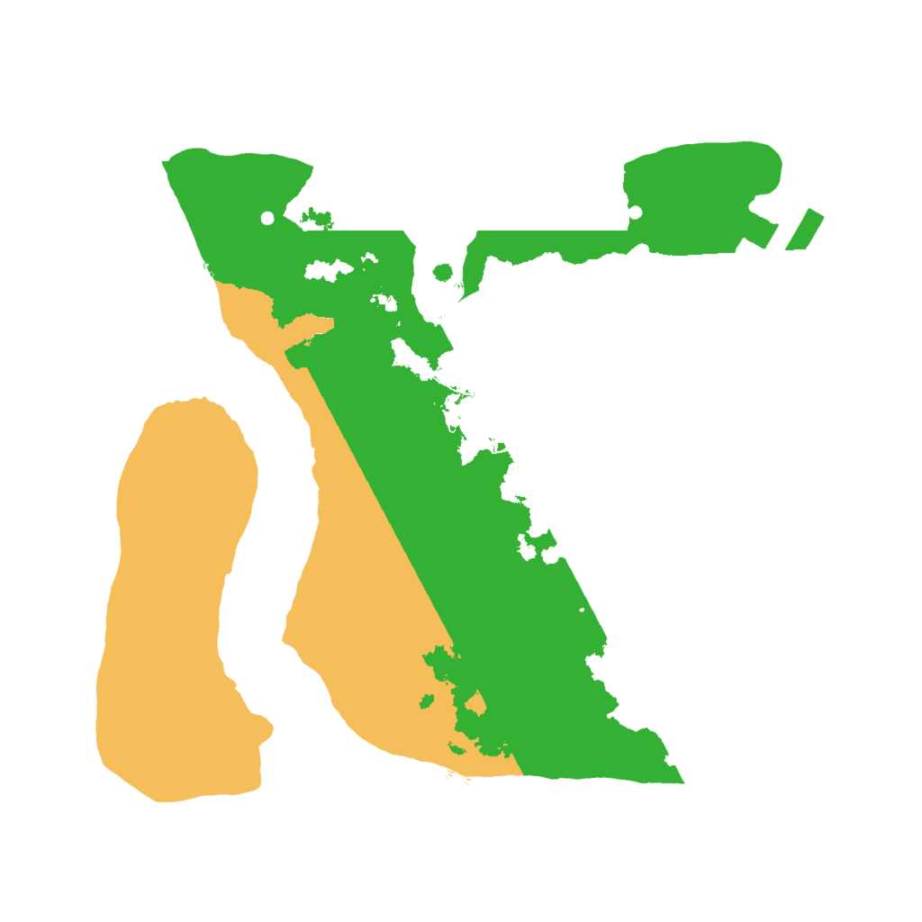 Biome Rust Map: Procedural Map, Size: 2000, Seed: 64825