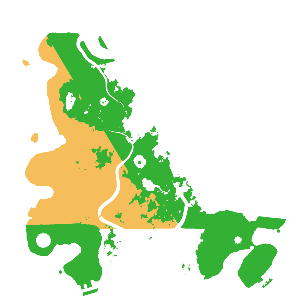Biome Rust Map: Procedural Map, Size: 3700, Seed: 1631328953
