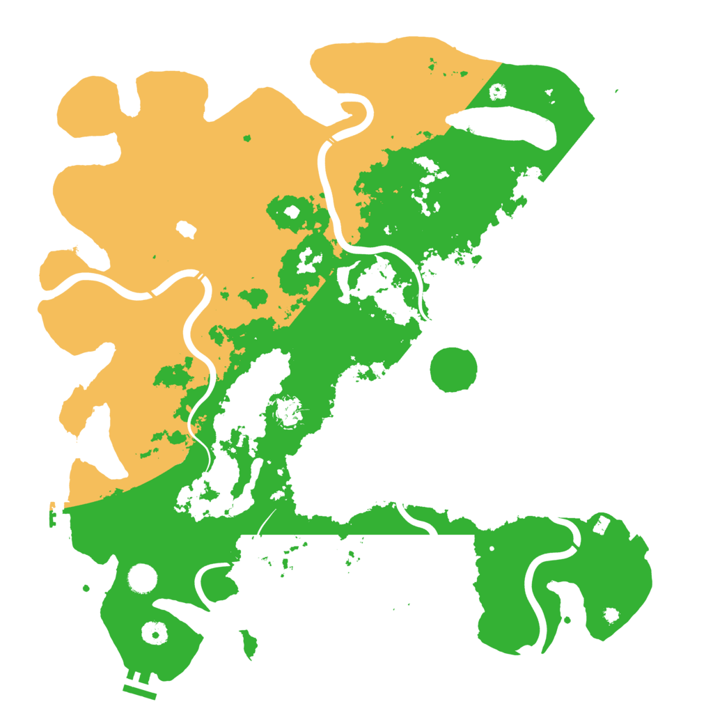 Biome Rust Map: Procedural Map, Size: 4250, Seed: 1458197426