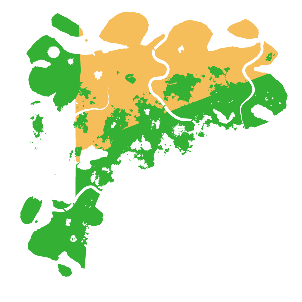 Biome Rust Map: Procedural Map, Size: 4500, Seed: 625780999