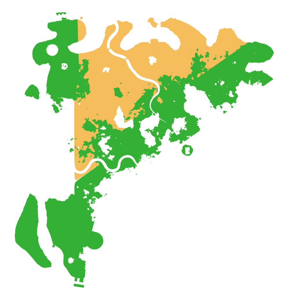 Biome Rust Map: Procedural Map, Size: 4500, Seed: 239518444