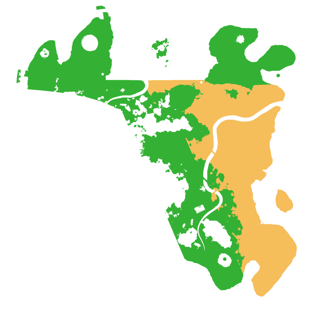 Biome Rust Map: Procedural Map, Size: 3600, Seed: 926706