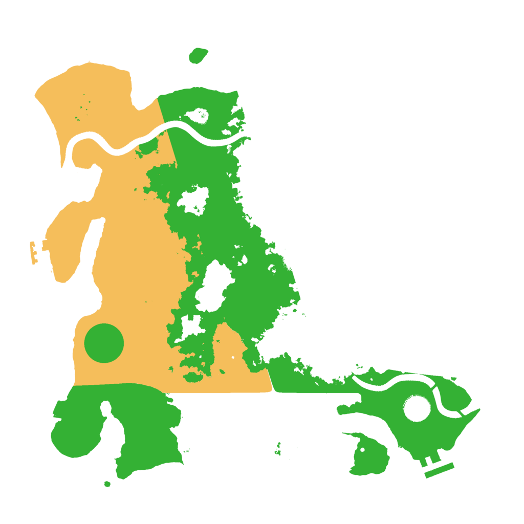 Biome Rust Map: Procedural Map, Size: 3500, Seed: 1600934402