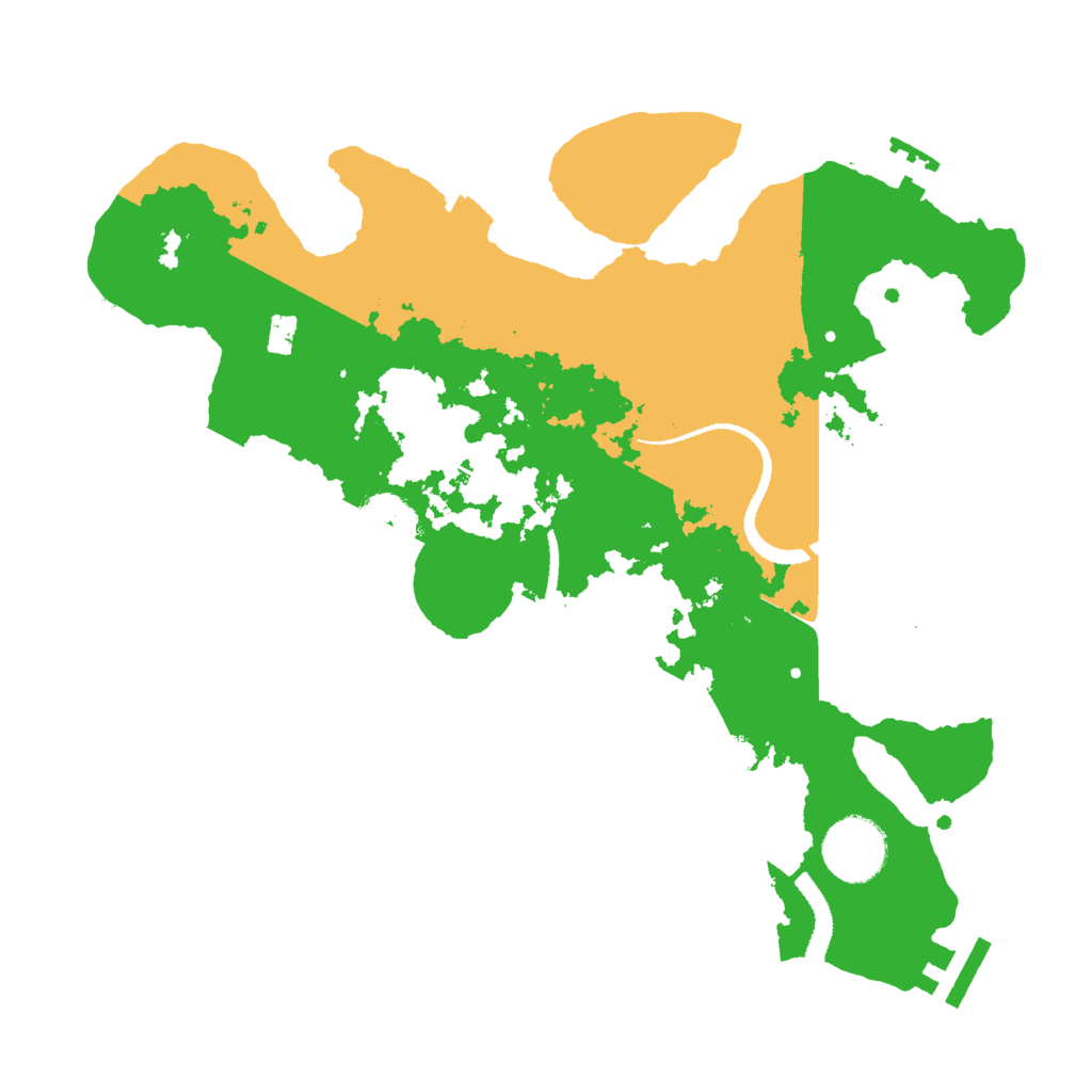 Biome Rust Map: Procedural Map, Size: 3000, Seed: 6870