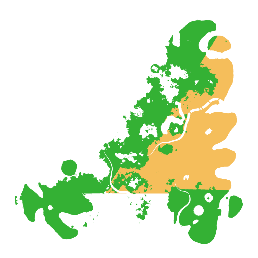 Biome Rust Map: Procedural Map, Size: 4500, Seed: 1072025