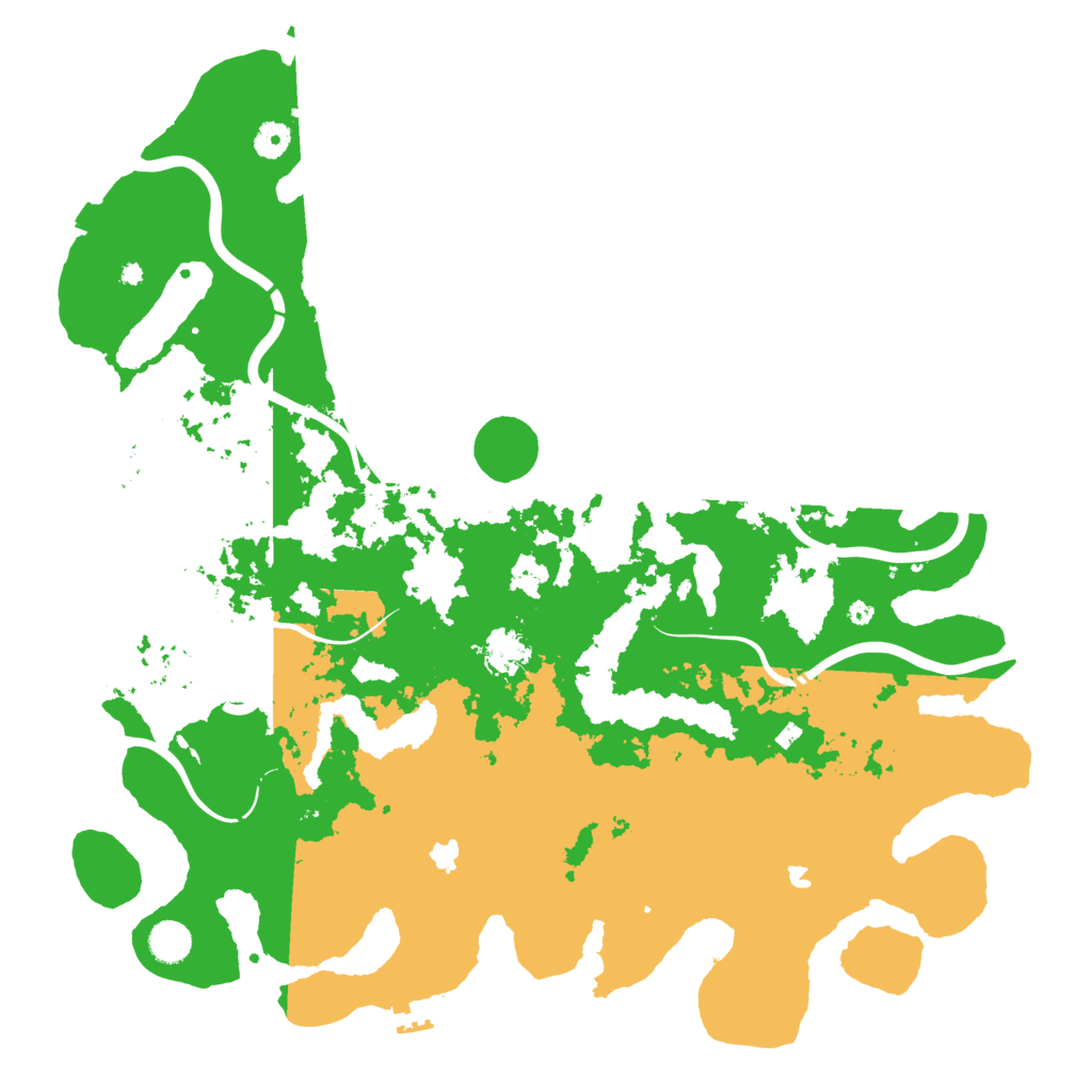 Biome Rust Map: Procedural Map, Size: 4500, Seed: 552564183