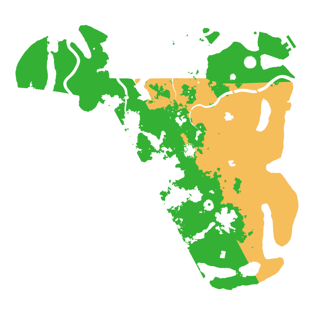 Biome Rust Map: Procedural Map, Size: 4500, Seed: 1724130082