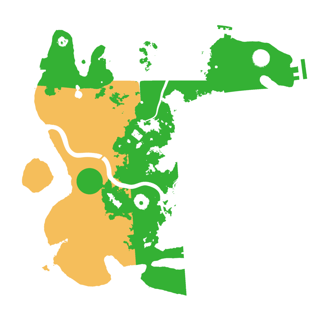 Biome Rust Map: Procedural Map, Size: 3250, Seed: 169511604