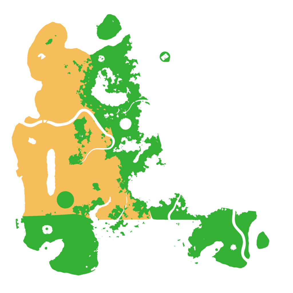 Biome Rust Map: Procedural Map, Size: 4500, Seed: 360041986