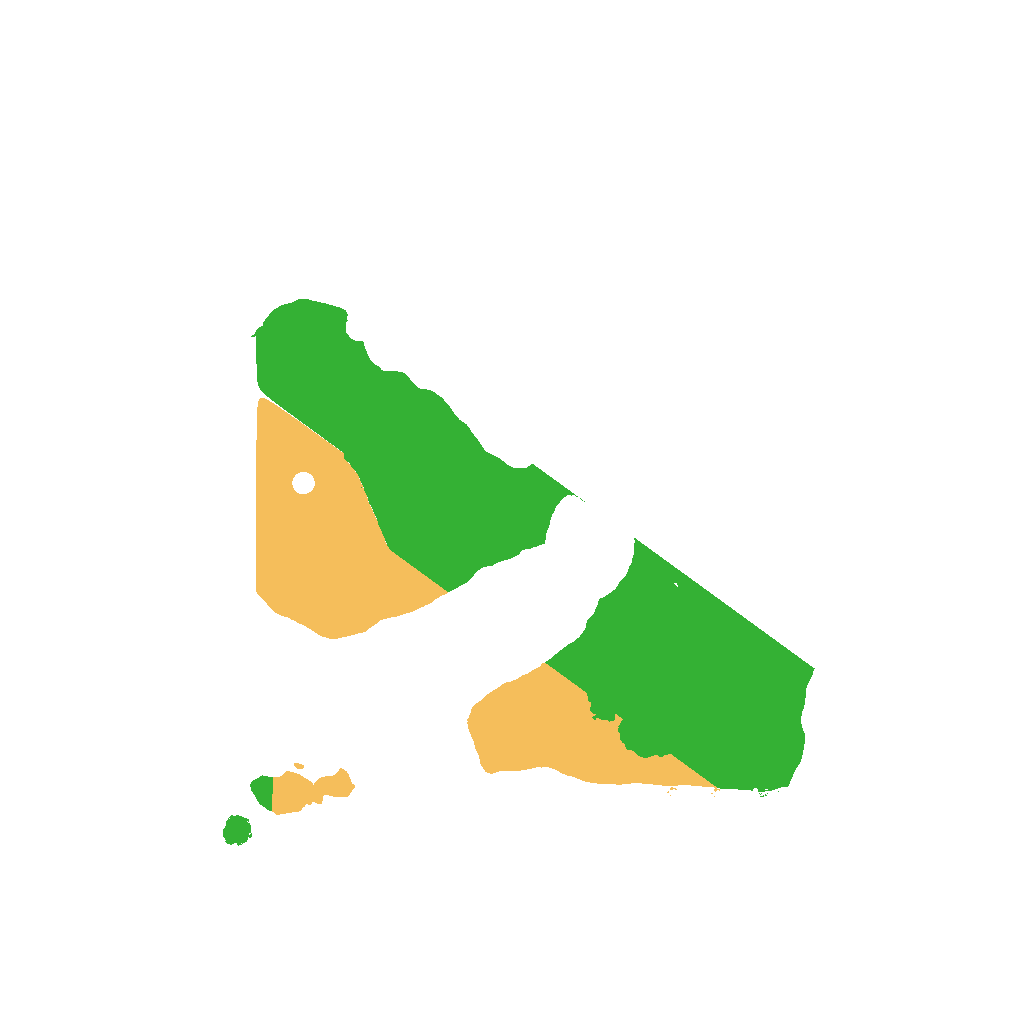 Biome Rust Map: Procedural Map, Size: 1400, Seed: 764117503