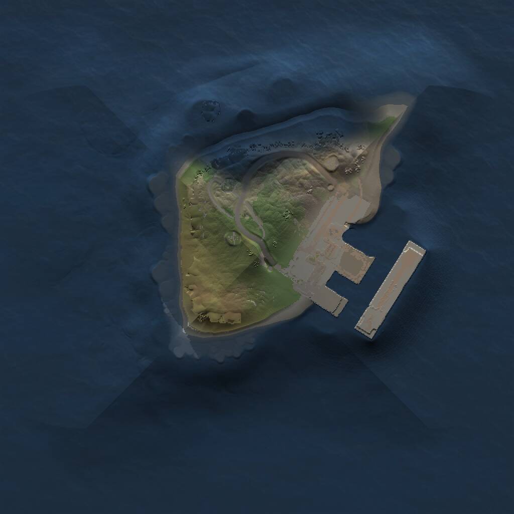 Rust Map: Procedural Map, Size: 1000, Seed: 958661772, 2 Monuments