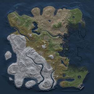 Thumbnail Rust Map: Procedural Map, Size: 4250, Seed: 937960986, 17 Monuments