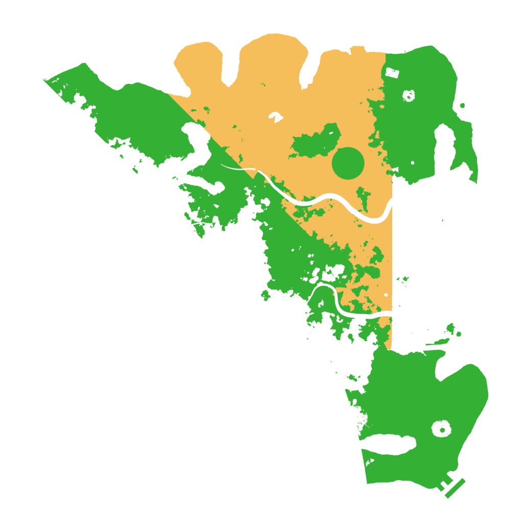 Biome Rust Map: Procedural Map, Size: 4250, Seed: 937960986