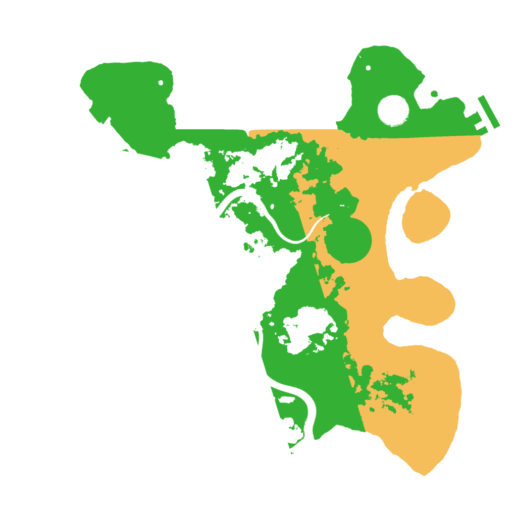 Biome Rust Map: Procedural Map, Size: 3000, Seed: 211160261