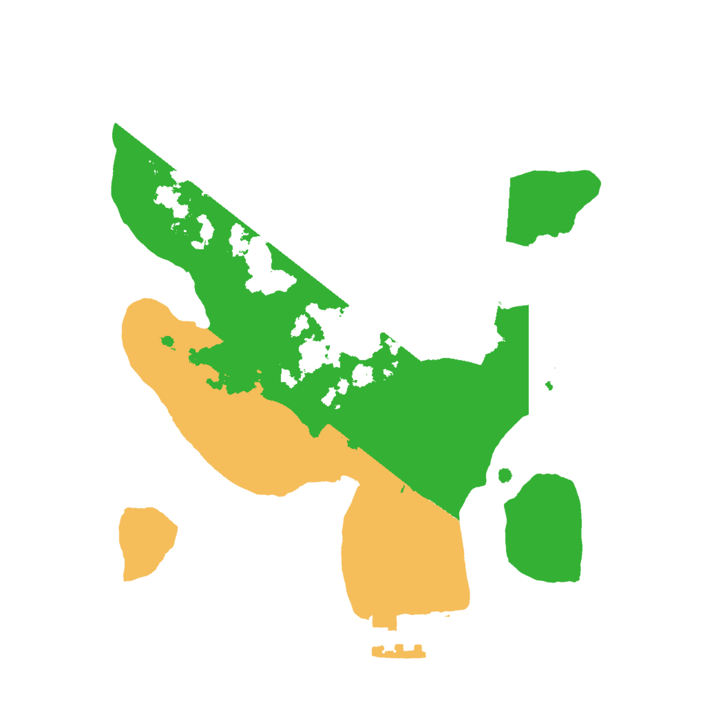 Biome Rust Map: Procedural Map, Size: 2000, Seed: 318928040