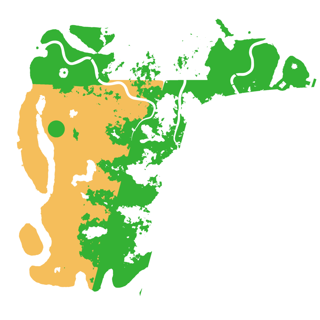 Biome Rust Map: Procedural Map, Size: 5000, Seed: 588260349