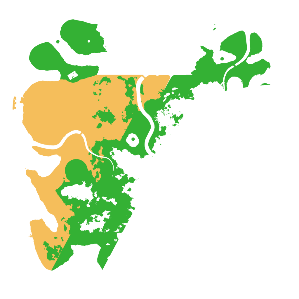 Biome Rust Map: Procedural Map, Size: 3500, Seed: 98732