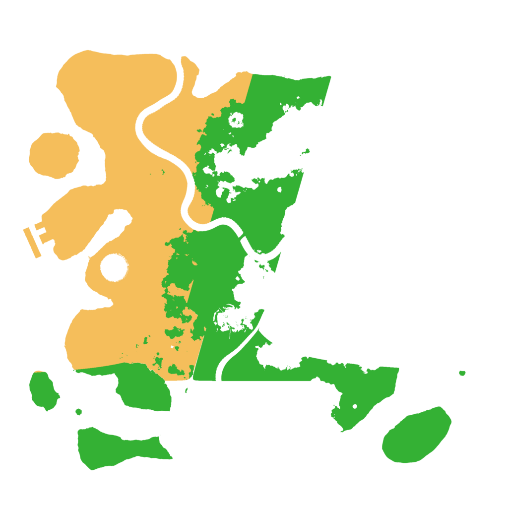 Biome Rust Map: Procedural Map, Size: 3250, Seed: 1493939879