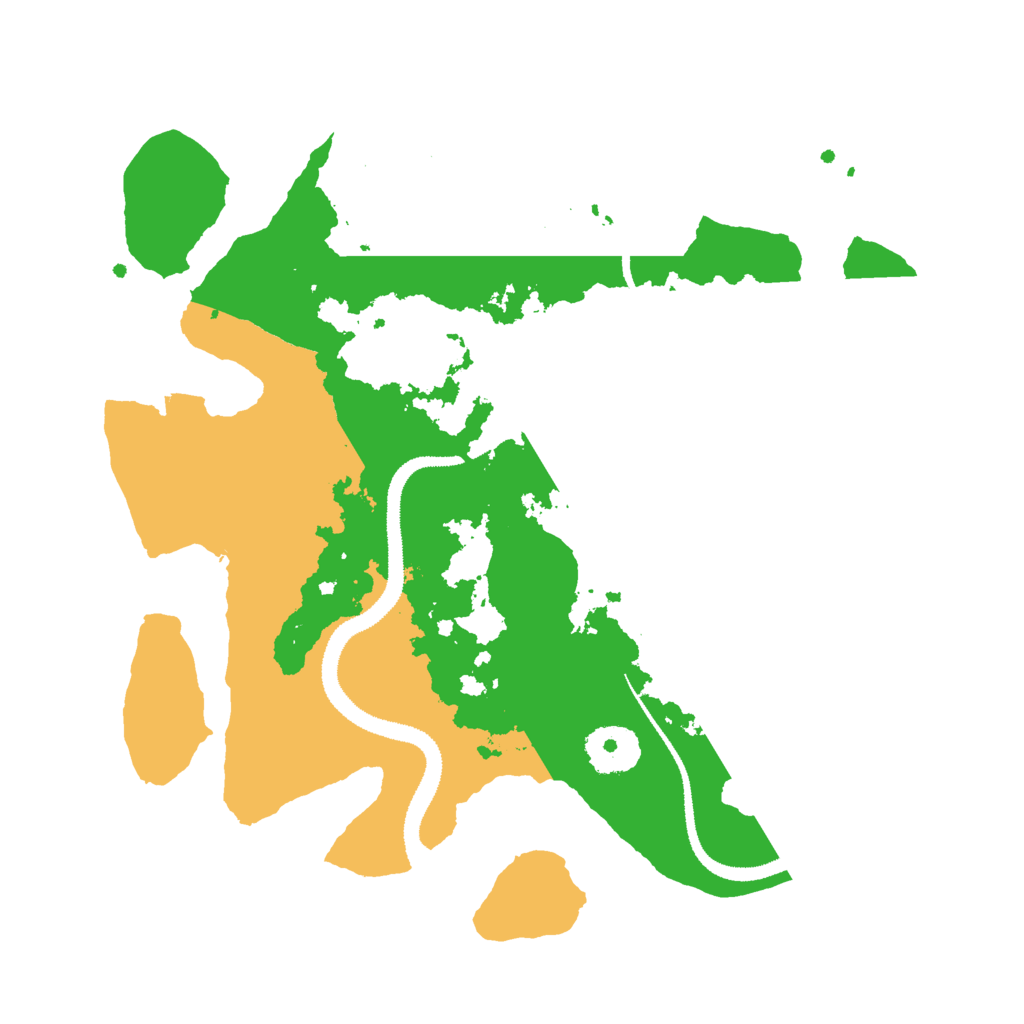 Biome Rust Map: Procedural Map, Size: 3000, Seed: 29301