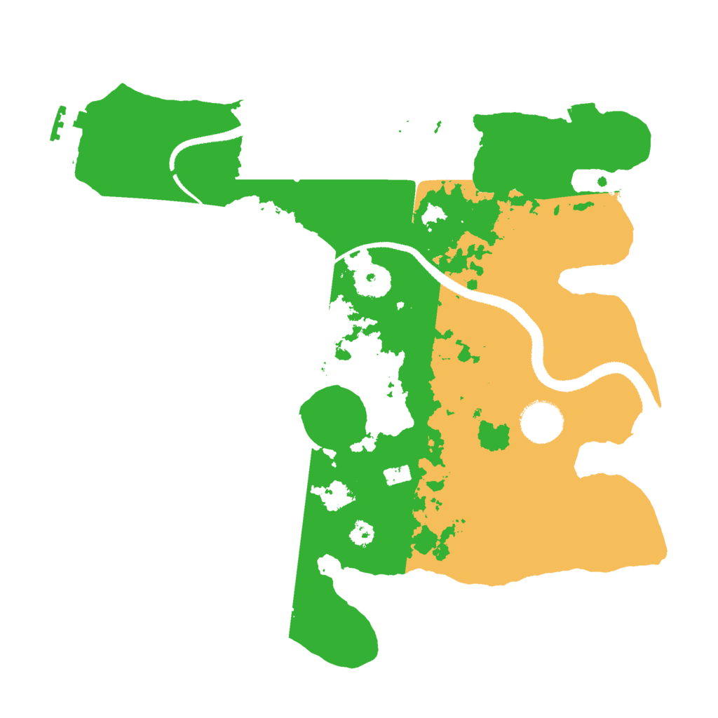 Biome Rust Map: Procedural Map, Size: 3000, Seed: 2029295040