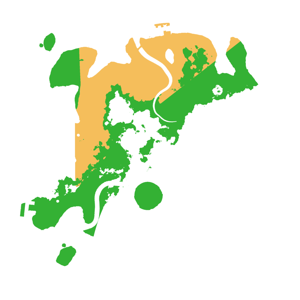Biome Rust Map: Procedural Map, Size: 3000, Seed: 1589454610