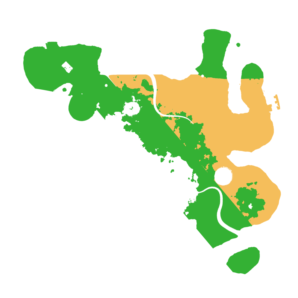 Biome Rust Map: Procedural Map, Size: 3000, Seed: 17120