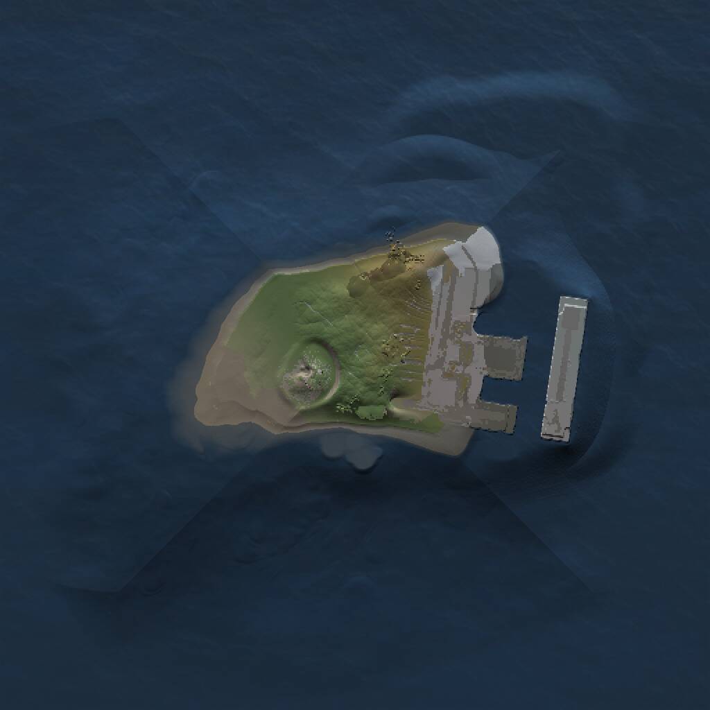 Rust Map: Procedural Map, Size: 1000, Seed: 447809094, 2 Monuments