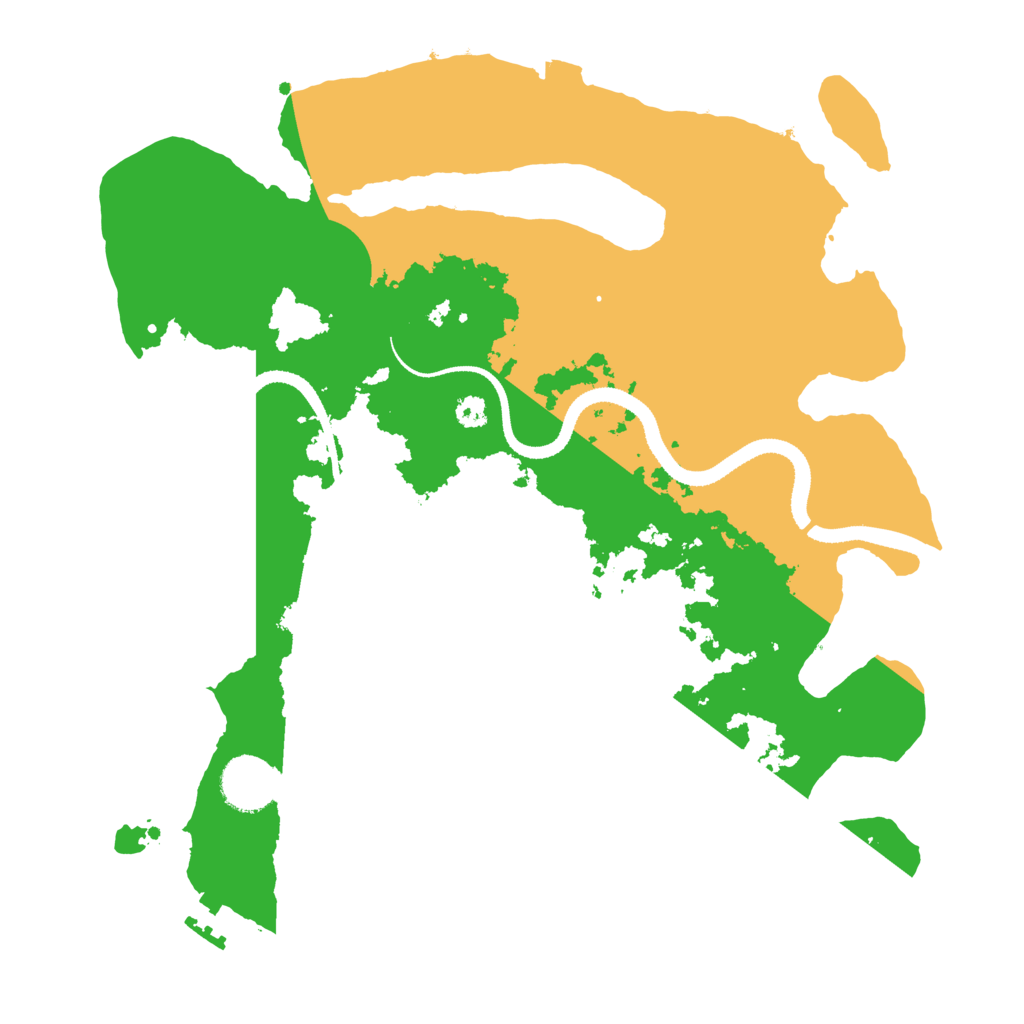 Biome Rust Map: Procedural Map, Size: 3250, Seed: 909470226