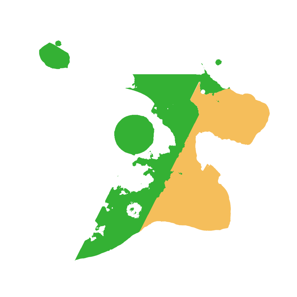 Biome Rust Map: Procedural Map, Size: 2000, Seed: 78120