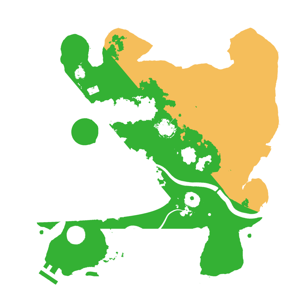 Biome Rust Map: Procedural Map, Size: 3000, Seed: 1939901401