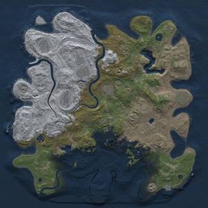 Thumbnail Rust Map: Procedural Map, Size: 4250, Seed: 389872104, 17 Monuments