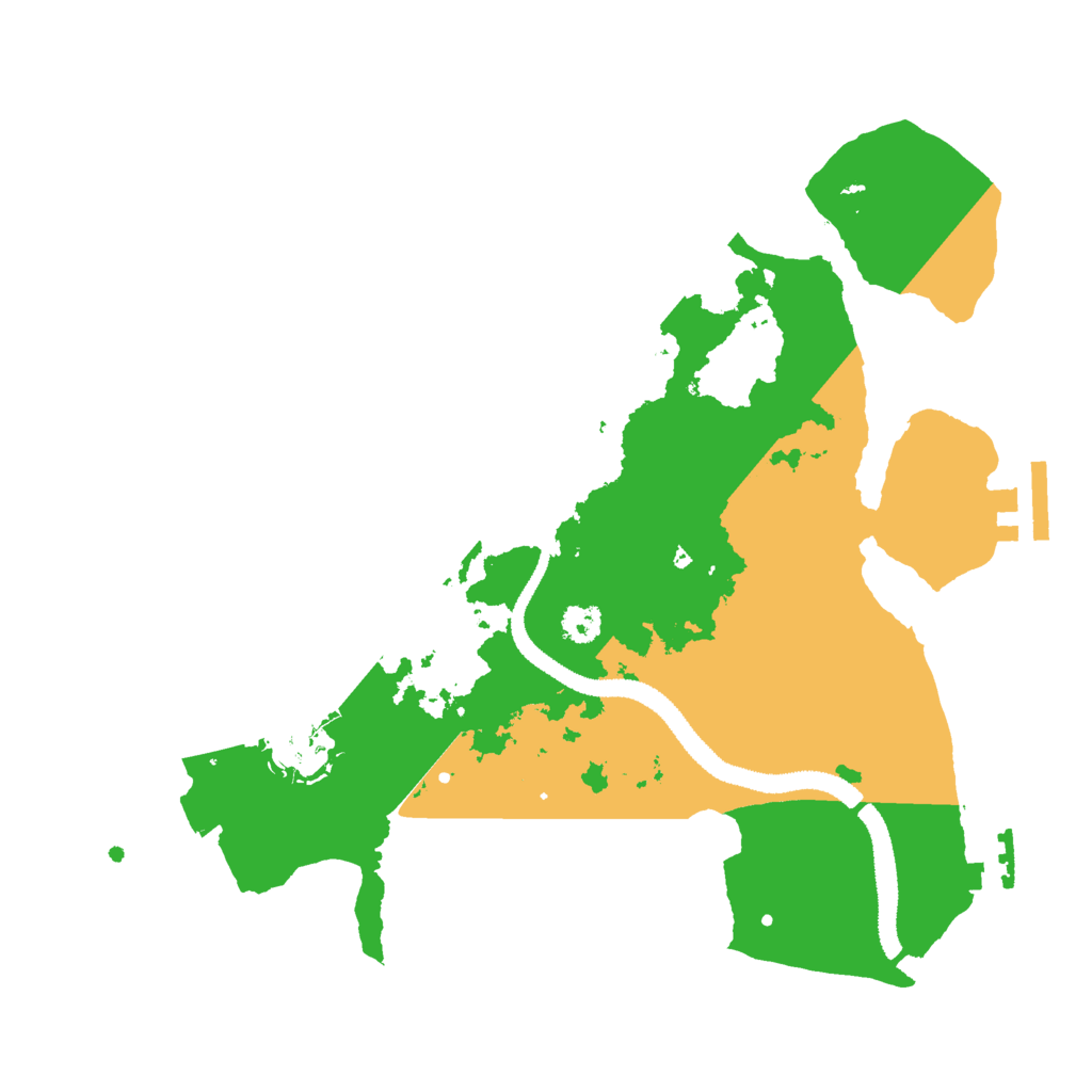Biome Rust Map: Procedural Map, Size: 2800, Seed: 525652588